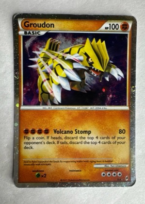 Groudon (Shiny), graded 9.0