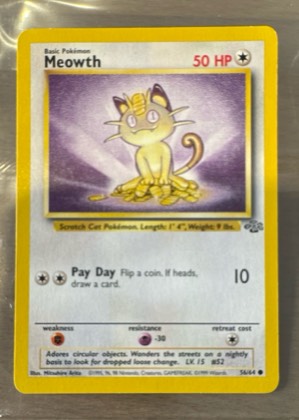 Meowth, graded 9.0