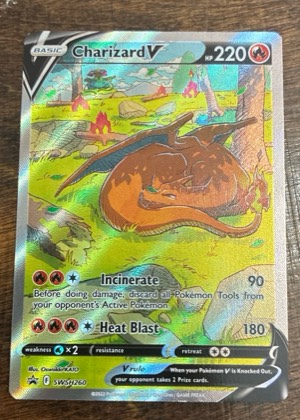 Charizard V, graded 9.0