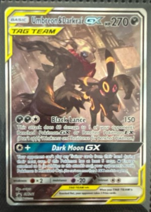 Umbreon & Darkrai GX, graded 7.5