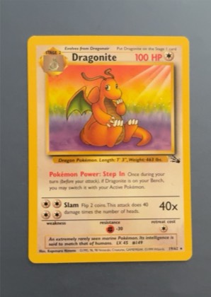 Dragonite (19) graded 6 & below