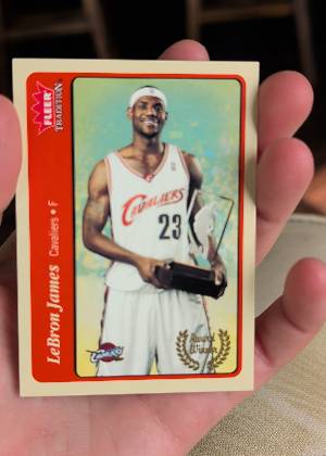LeBron James, graded 8.0