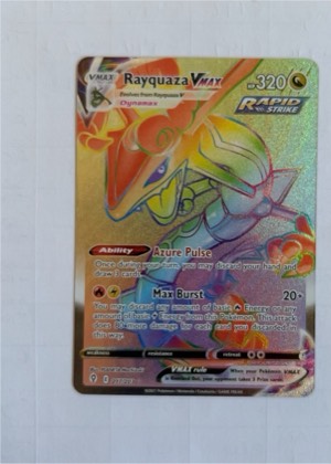 Rayquaza VMAX (Secret), graded 9.0