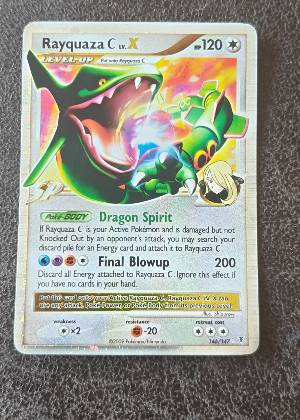 Rayquaza C Lv.X, graded 8.5
