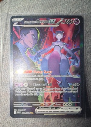 Team Rocket's Mewtwo ex - 231/182 graded 9.5