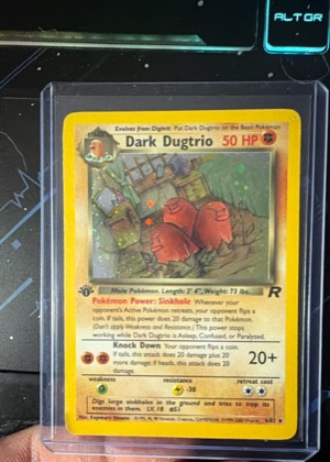 Dark Dugtrio, graded 6.5