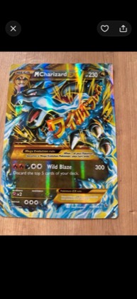 M Charizard EX (X) (Secret) graded 8
