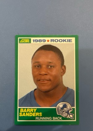Barry Sanders, graded 9.0