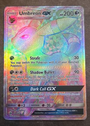 Umbreon GX (Secret), graded 9.0