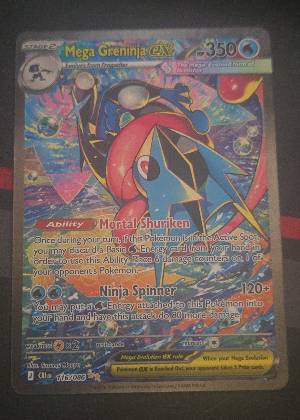 Mega Greninja ex, graded 8.5