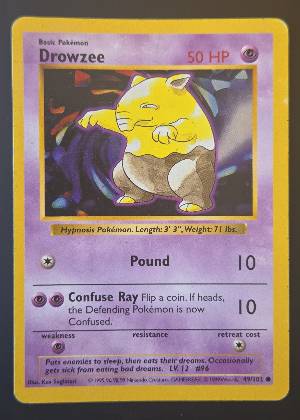 Drowzee, graded 7.5