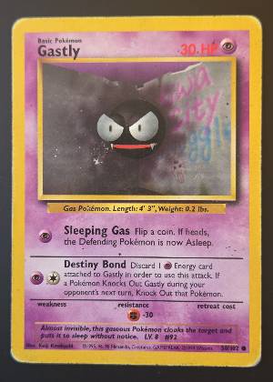 Gastly, graded 7.5