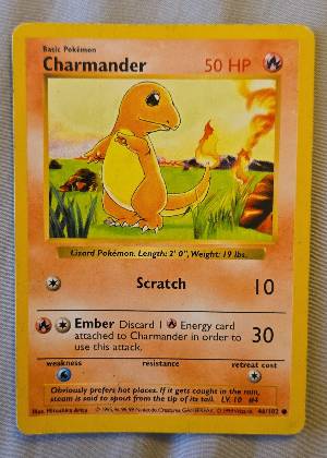Charmander graded 8.5