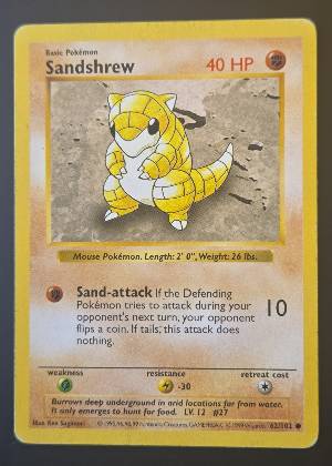 Sandshrew graded 8