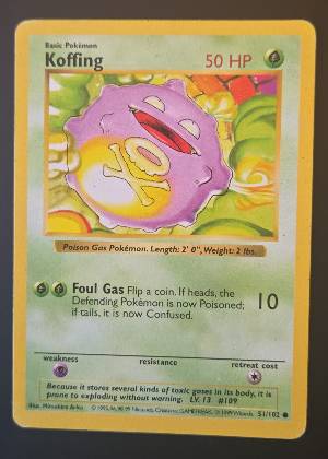 Koffing, graded 9.0