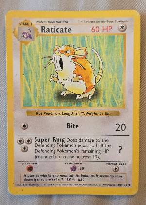 Raticate graded 8