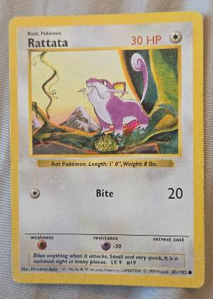 Rattata graded 8.5