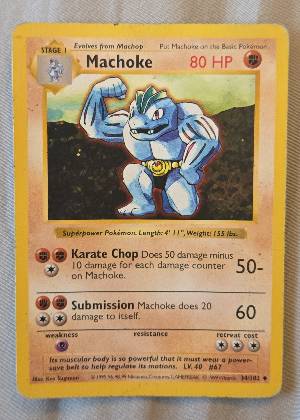 Machoke graded 6 & below