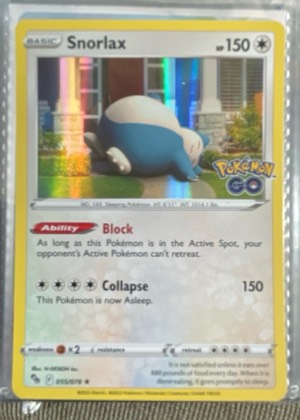 Snorlax, graded 8.0