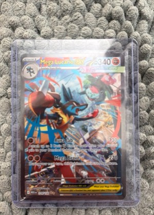 Mega Lucario ex, graded 8.5