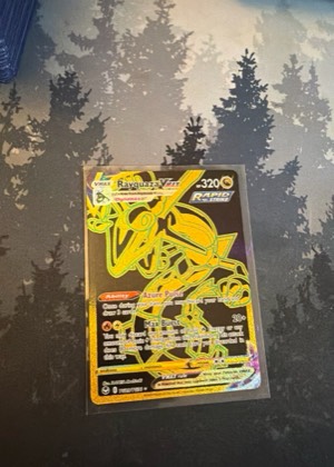 Rayquaza VMAX (Secret), graded 9.0
