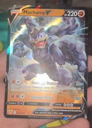 Machamp V, graded 7.5