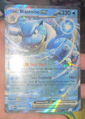 Blastoise ex, graded 9.0