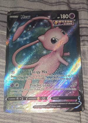 Mew V (Full Art), graded 6.5