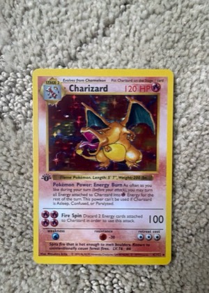 Charizard, graded 9.0