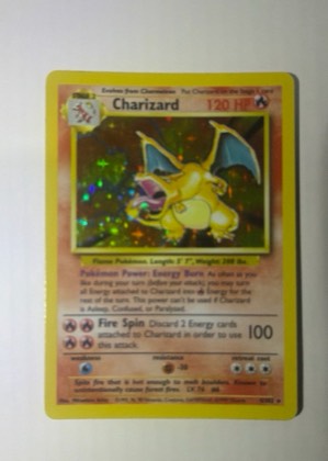 Charizard graded 8
