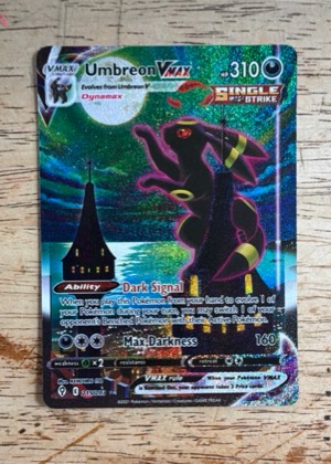 Umbreon VMAX (Alternate Art Secret), graded 9.5