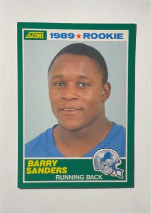 Barry Sanders graded 8