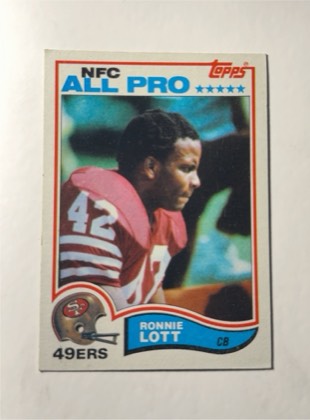 Ronnie Lott graded 6 & below