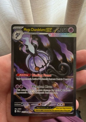 Mega Chandelure ex graded 9