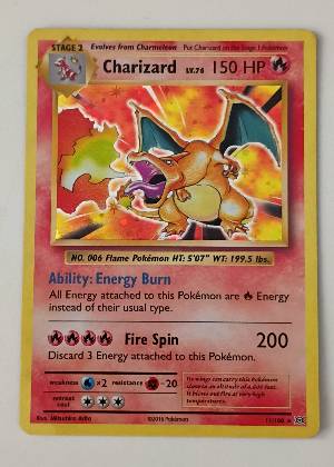 Charizard, graded 7.5