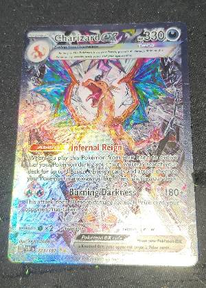 Charizard ex, graded 7.5