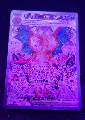 Charizard ex, graded 8.0