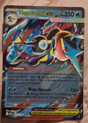 Mega Greninja ex, graded 9.0