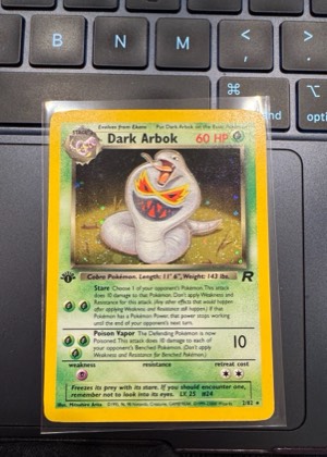 Dark Arbok (2), graded 5.0