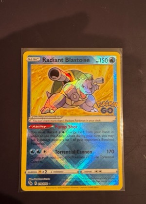 Radiant Blastoise, graded 9.0