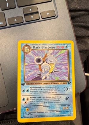 Dark Blastoise (20), graded 7.0