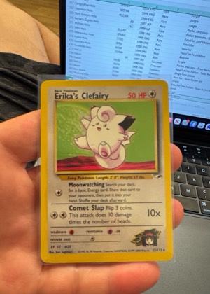 Erika's Clefairy, graded 8.0