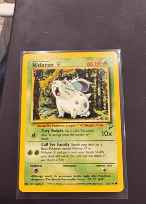 Nidoran F, graded 8.0