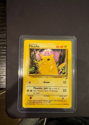 Pikachu, graded 7.5
