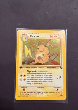 Raichu, graded 7.5