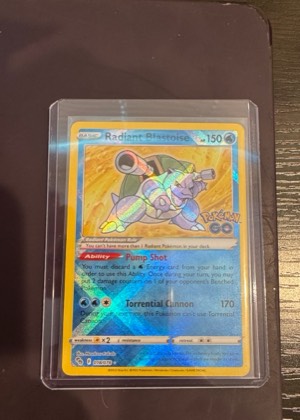 Radiant Blastoise, graded 9.0