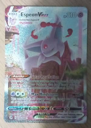 Espeon VMAX (Alternate Art Secret) graded 9