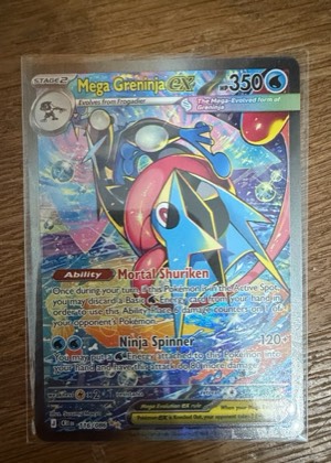 Mega Greninja ex, graded 9.0