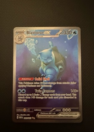 Blastoise ex - 200/165 graded 8