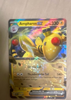 Ampharos ex, graded 8.0